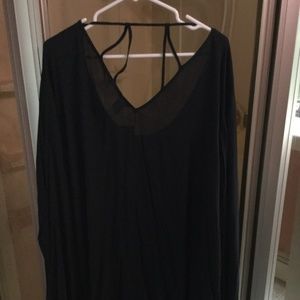 NWT: Long Sleeve Black Blouse